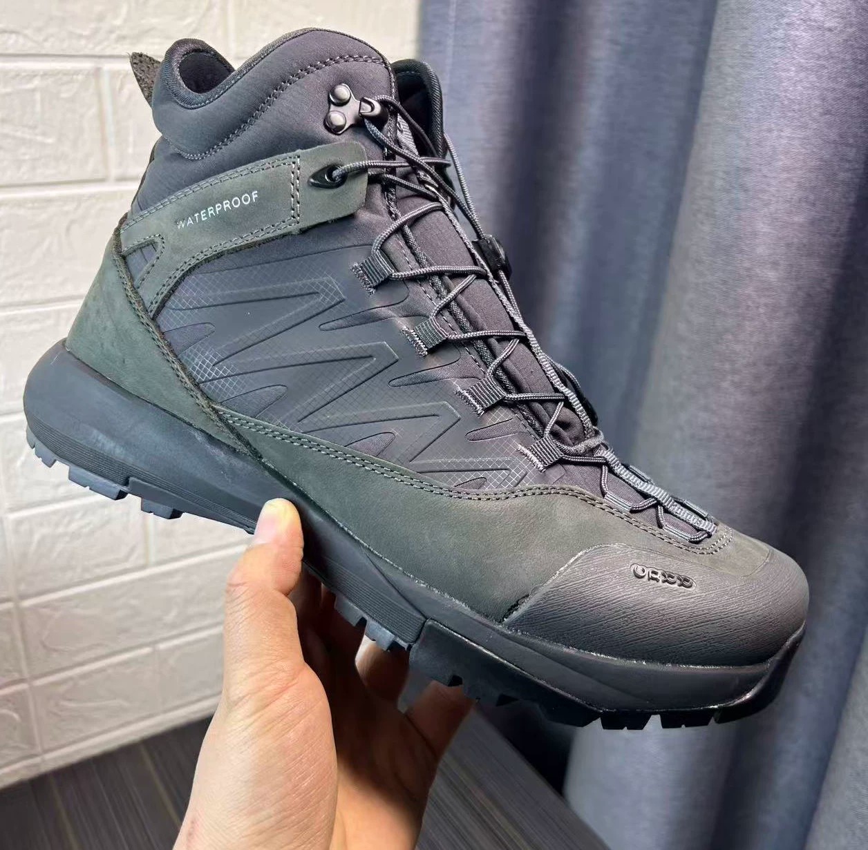 Outdoor Hunting Fabric - Hoge lederen wandelschoenen voor heren Luxe
