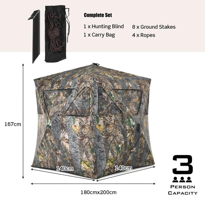 Draagbare jachtblind met grond - Hunting & Outdoor Supplies Photos recensie en prijs