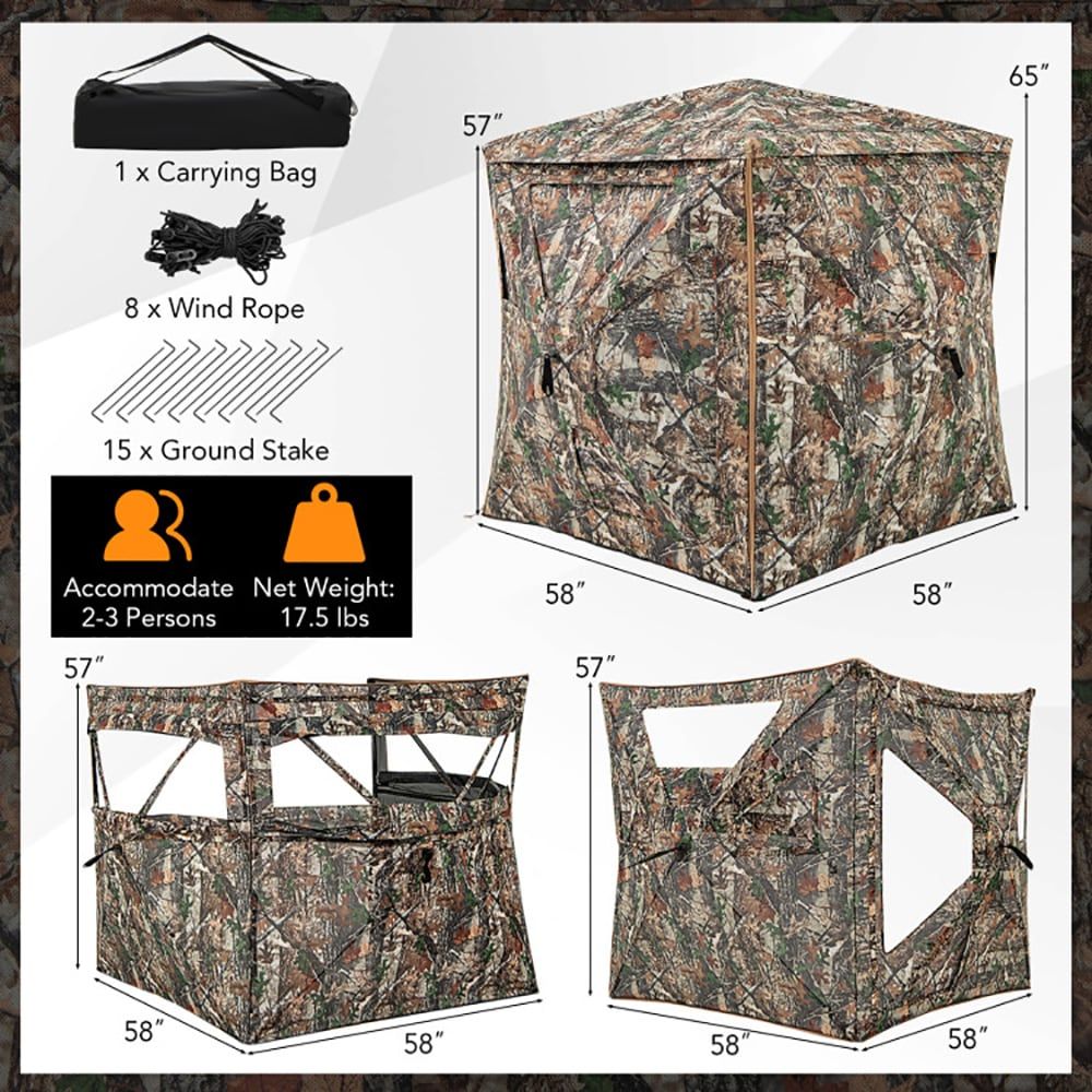 5-in-1 Afneembare Jachtblind,  - Hunting & Outdoor Supplies Photos recensie en prijs